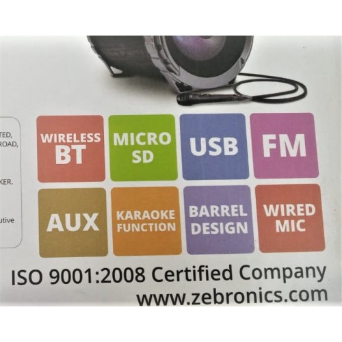zebronics bazooka bluetooth speaker