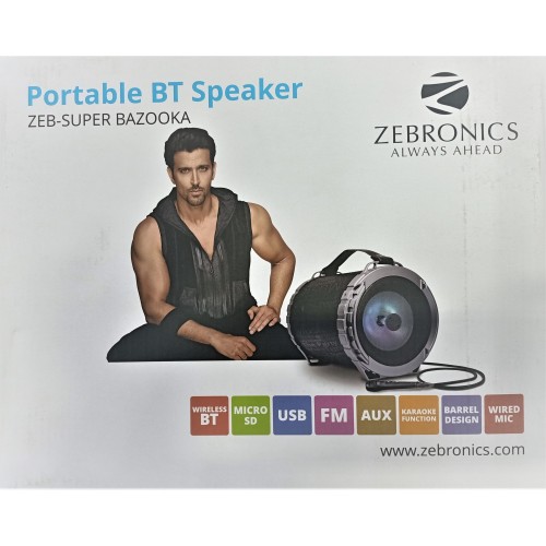 zebronics bazooka bluetooth speaker