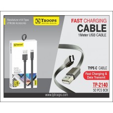 Troops TP-2141 1Mtr 2.4A Fast Charging S3 Fast Charging Data Cable
