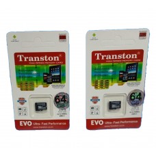 Transton 64GB Class-10 microSD Memory Card 