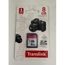 Translink 8GB 100MBS Camera SD Card