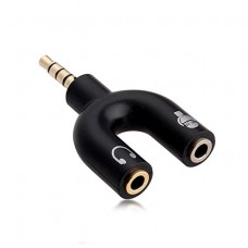 2Stereo Female to Stereo Male Connector 