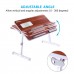 Portronics My Buddy Plus Laptop Wood Table With Cool Pad(Brown)