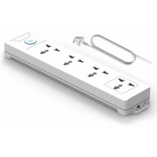 LiveTech Embra WC04 Surge Protector 4 Sockets + 4 Switch