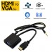 LiveTech HDMI To VGA Convertor with Audio Cable (Premium)