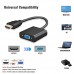 LiveTech HDMI To VGA Convertor with Audio Cable (Premium)
