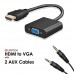 LiveTech HDMI To VGA Convertor with Audio Cable (Premium)