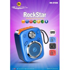 RockMusic BT-606 Rockstar Wireless Speaker with Mobile Stand