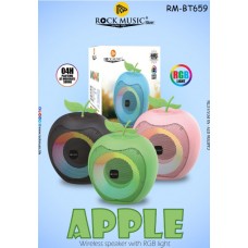 RockMusic BT-659 Apple Wireless speaker With RGB light