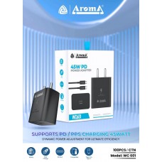 AROMA WC601 45W PD Charger ADAPTER (TCto tc)