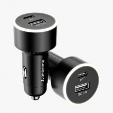 Ambrane Car Charger Charge C85R Black