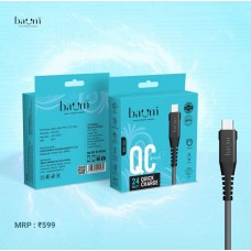 Baum  BM-103 Type-C Qualcomm Cable 24W (Buy 10 Get 1 Free)	