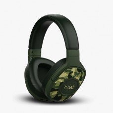 Boat Rockerz 550 Wireless Bluetooth Boom Headphones (Army Green)