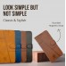 Mix Leather Flip Backcase