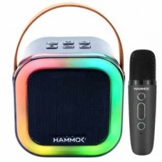 Hammok DUET Bluetooth Speakers with Karaoke Mic (Black)