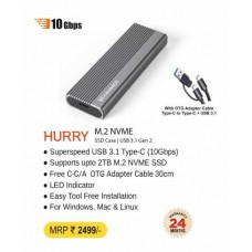 Hammok Hurry M.2 NVMe SSD Case