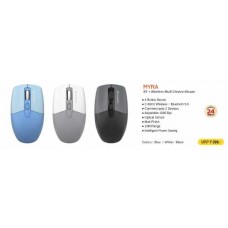 Hammok Myra Pro BT + Wireless Multi-Device Mouse (Black)