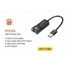 Hammock Polka USB to Giga LAN Adapter