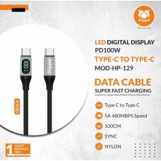  HIPPO TYPE C TO TYPE C LED DIGITAL DISPLAY CABLE HP129