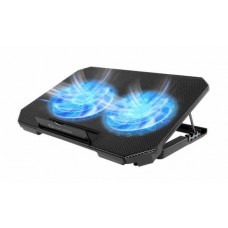 LiveTech GLORI - laptop cooling pad ( Dual fan with blue light )