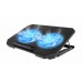 LiveTech GLORI - laptop cooling pad ( Dual fan with blue light )