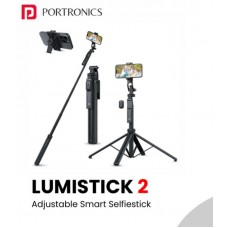 Portronics LUMISTICK2 Smart Selfiestick & Tripod