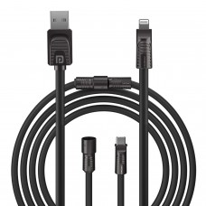 Konnect Tetra 4in1 Cable & Connector Black