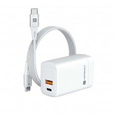 Adapto 65 Pro 65W Dual Charging Adapter White