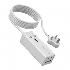 Adapto Volt 65 5-In-1 Desktop Power Strip White