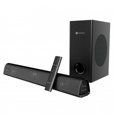 Pure Sound 106 120WBluetooth Soundbar with Wired Subwoofer Speaker Black