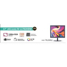 IVOOMI 17 (43.1cm) IV-L1702HDM LED Monitor (Black)