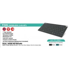 IVOOMI FINN BT KEYBOARD WITH VOLUME CONTROL (Black)