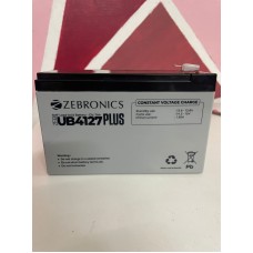 Zebronics ZEB-UB4127Plus (12V 7.2Ah) Maintenance Free Lead - Acid Battery(UPS BAttery)