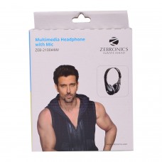 Zebronics ZEB-2100HMV Single Pin Mobile / Tablet Wired Headphone