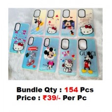  Imported Gladge MICKEY PRINT Backcase Bundle (154Pcs Bundle,25Models,Rs.39/- Per Piece)