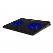Zebronics, NC3300 USB Powered Laptop Cooling Pad with Dual Fan, Dual USB Port and Blue LED Lights