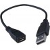 Micro/V8 USB Female to USB Male Cable for OTG ,Fingerprint Scanner OTG Cable,Etc