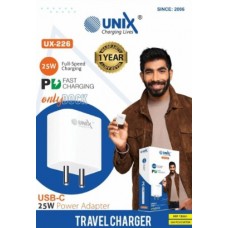 Unix UX-226 25W PD USB-C Travel Charge(Dock Only)   