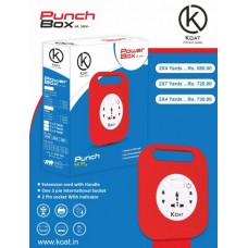 Koat KXT-304 2*7 yards  Multi purpose 4socket Extension Cord