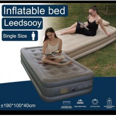Single Inflatable Mattress with Built-in Pump (Bed)