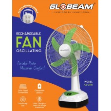 GLOBEAM GL-2516 RECHARGEABLE FAN OSCILLATING