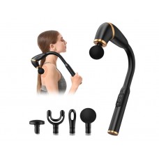Portable Fascial Gun Body Massager With Handle 4 Professional leval massage heads