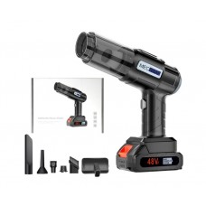  Vacuum Portable Cordless 48Vf High Power Mini Vacuum Cleaner 3-in-1 Compressed Air Duster & Air Blower & Pump Hand Held Vacuum