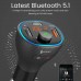 Portronics Auto15 Bluetooth - FM Transmitter in-Car Radio Adapter Fast Charge(Black)