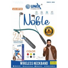 Unix UX-HP30 Noble Wireless Neckband(24 Hrs Talk Time)