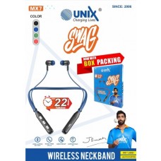 Unix UX-MX7 Swag Wireless Neckband (Upto 22 Hrs Talktime)