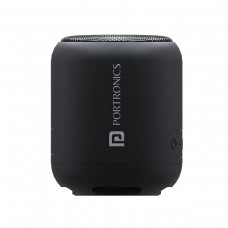 Portronics Sound Drum 1 10W TWS Portable Bluetooth 5.0 Speaker(Black)