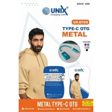 Unix UX-OT65 Metal Type-C OTG(PACK OF 10PCS)