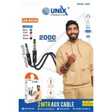 Unix UX-AX30 2Mtr Aux Cable