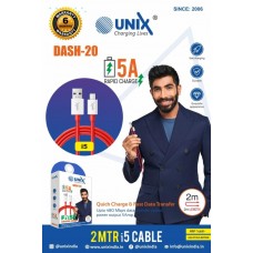Unix Dash-20 5A 2mtr Rapid Charge Iphone Cable